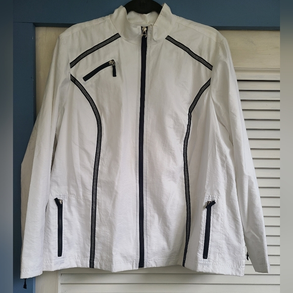Chico's Jackets & Blazers - Zenergy by Chico's zip up windbreaker